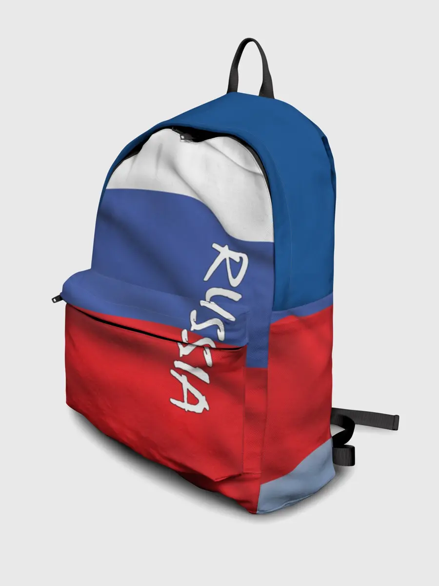 Рюкзак джинсовый / ФЛАГ РОССИИ.