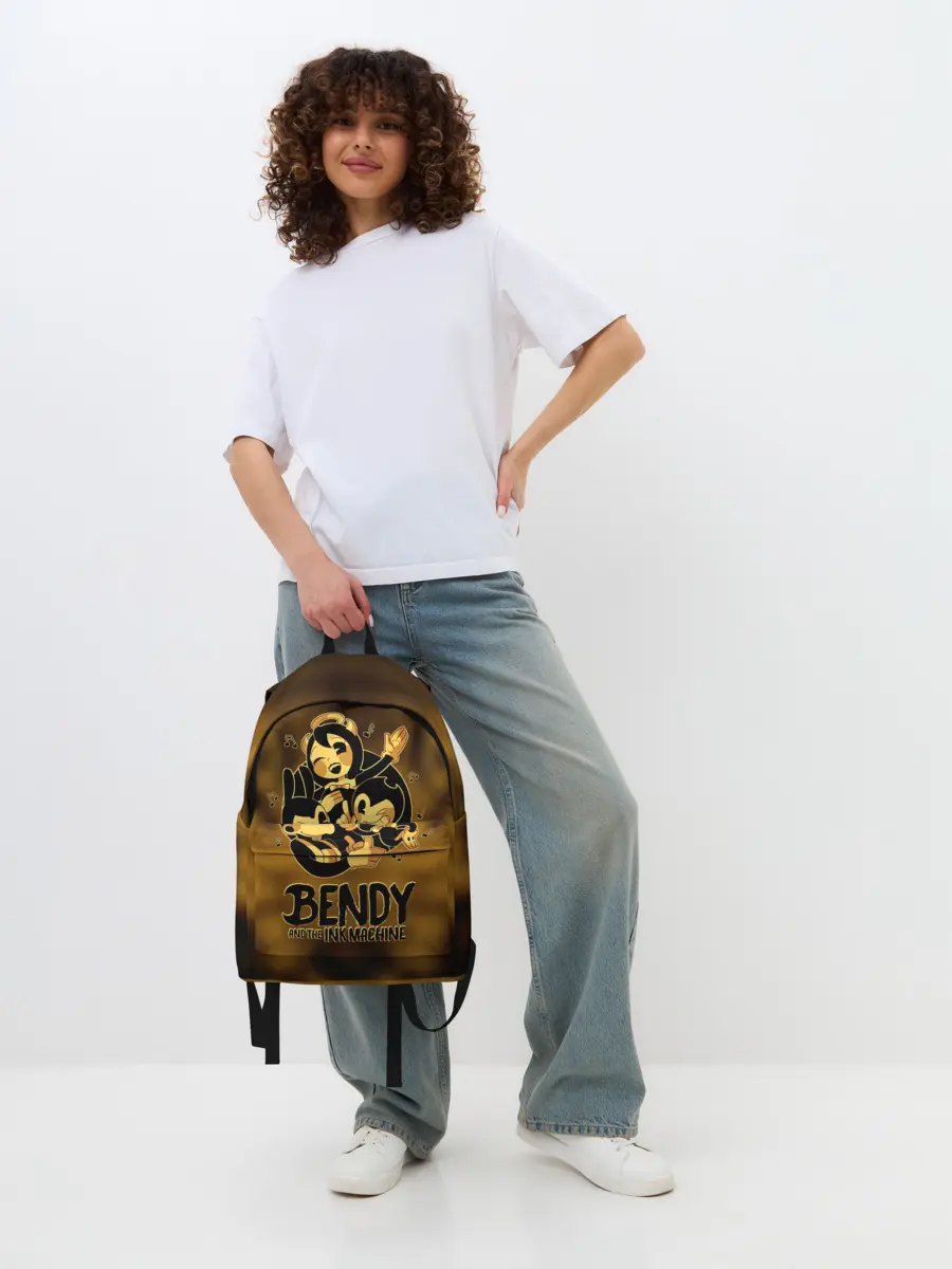 Рюкзак джинсовый / Bendy and the ink machine