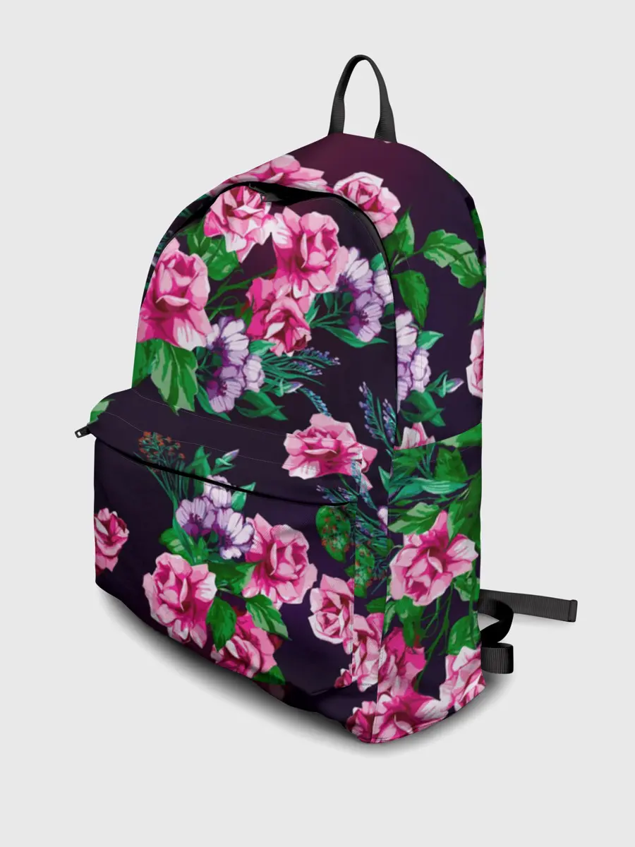 Рюкзак джинсовый / Розы