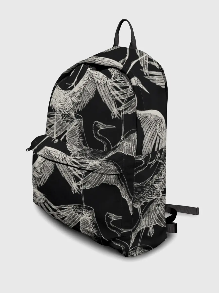 Рюкзак джинсовый / Белые Птицы