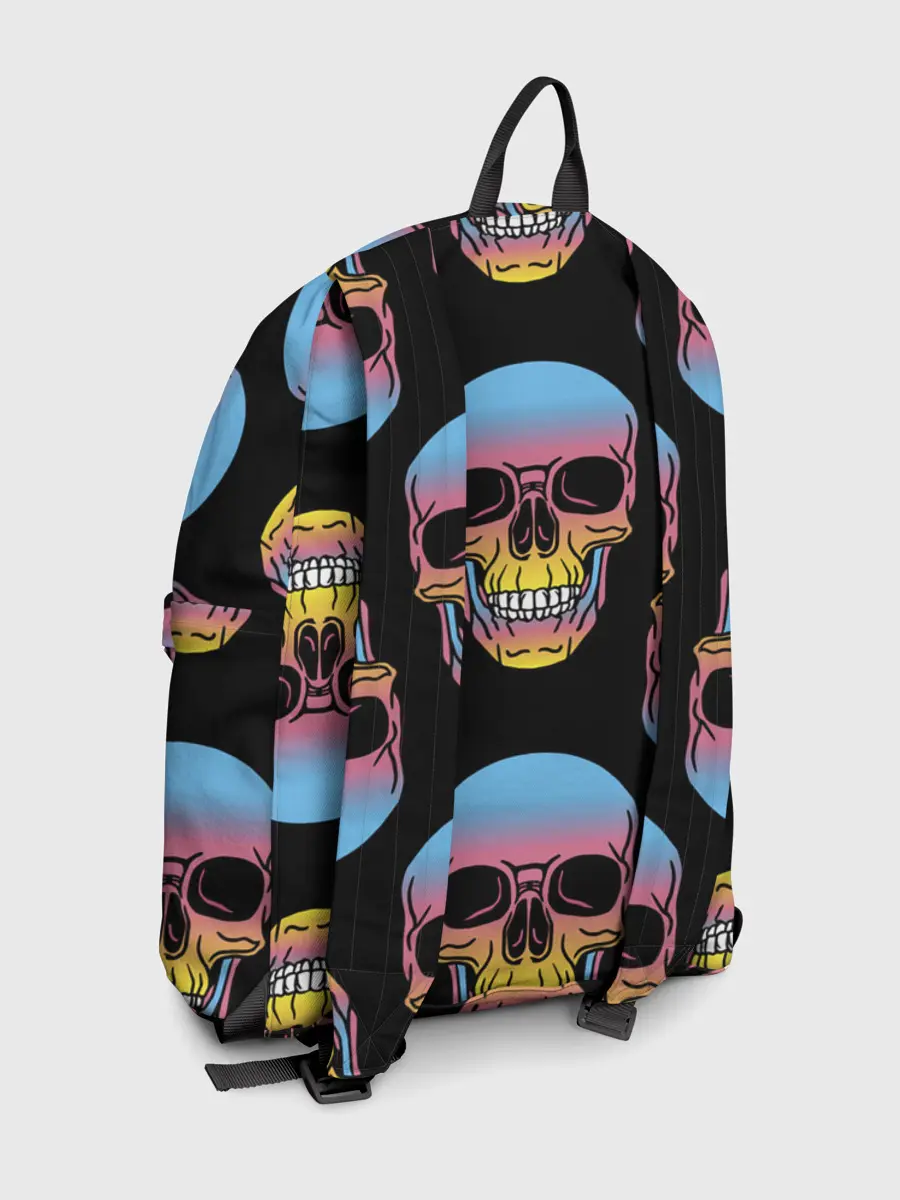 Рюкзак джинсовый / Neon skull