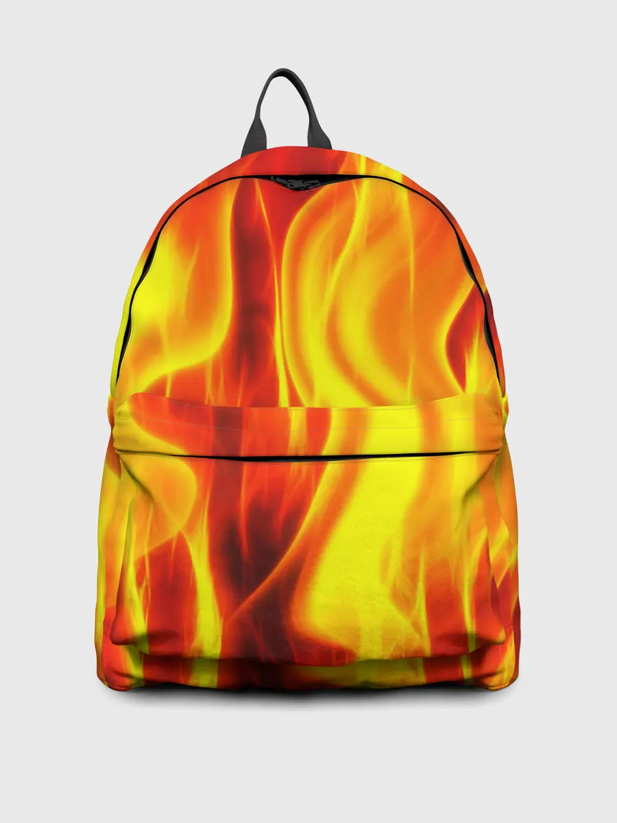 Рюкзак джинсовый / Неон Огонь