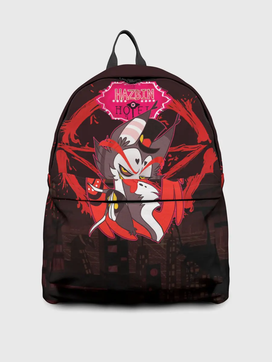 Рюкзак джинсовый / Отель Хазбин - Хаск