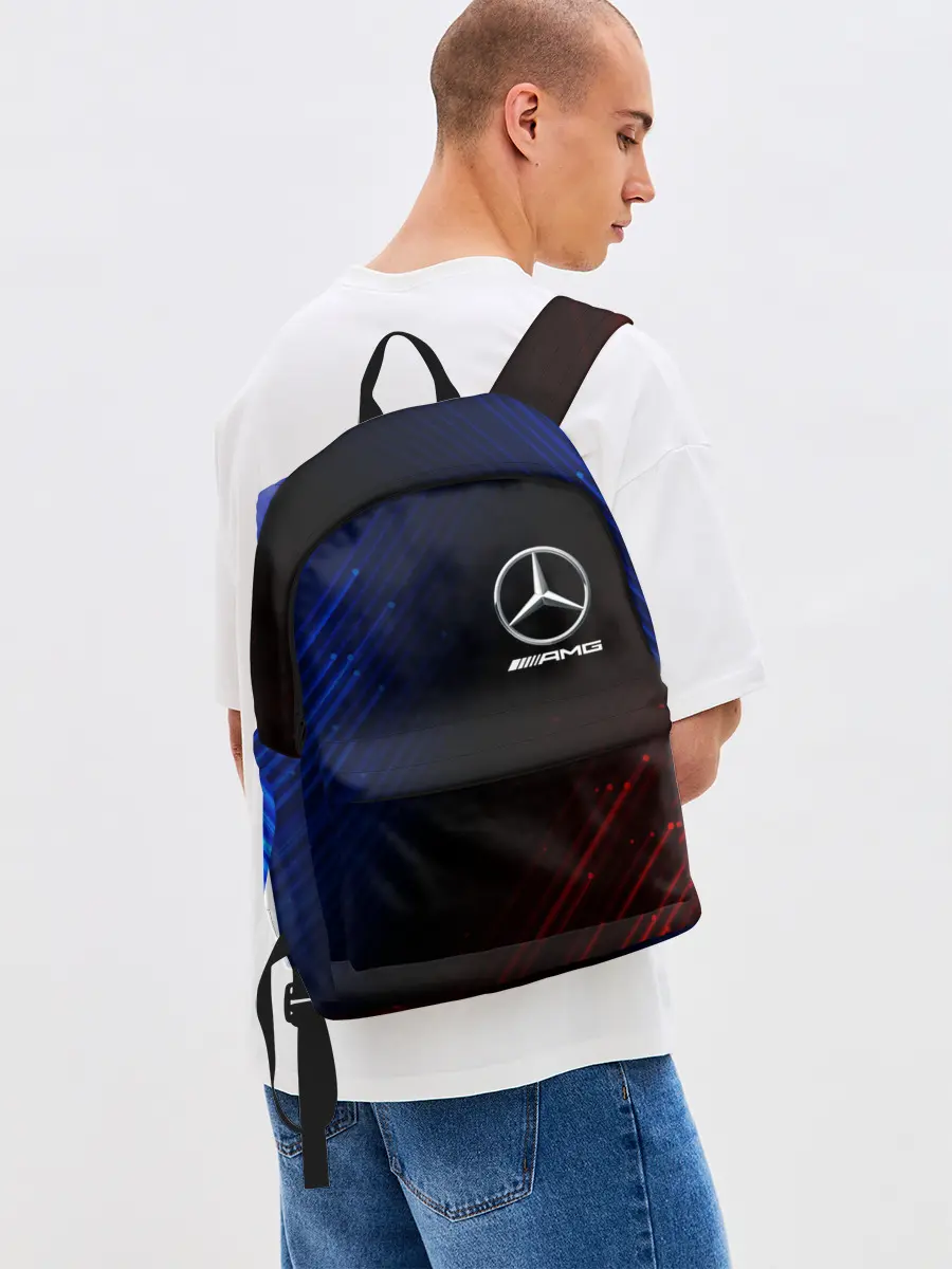 Рюкзак джинсовый / MERCEDES / МЕРСЕДЕС