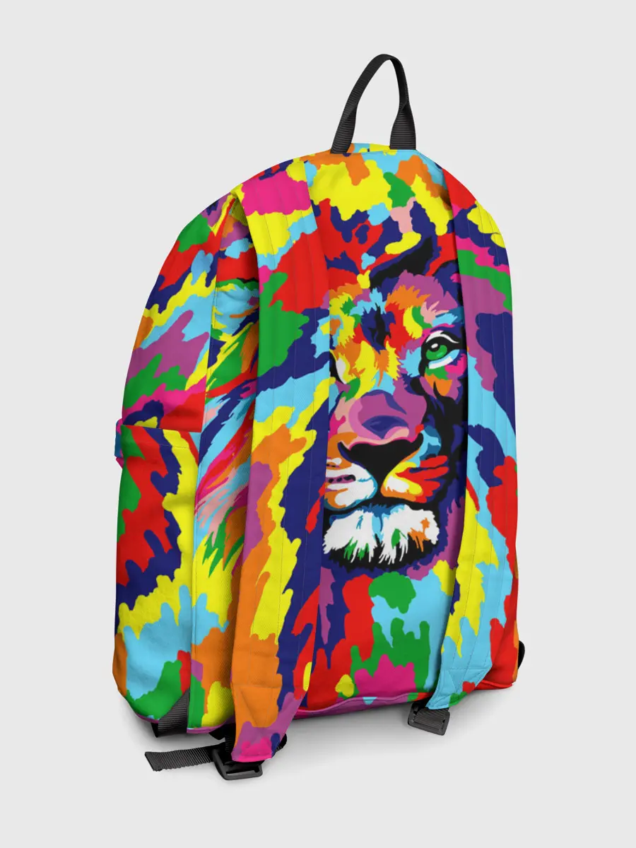 Рюкзак джинсовый / Лев Artistic Art