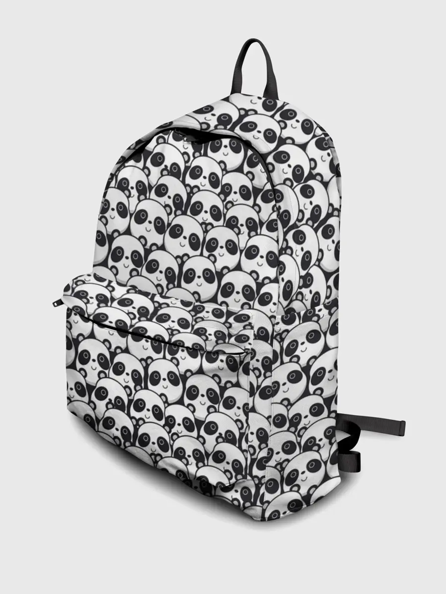 Рюкзак джинсовый / ПАНДЫ