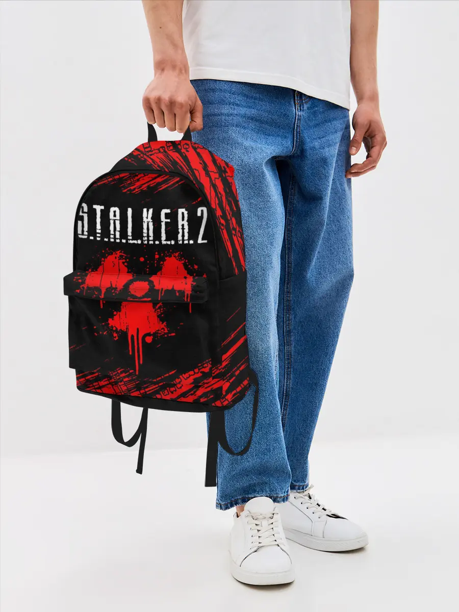 Рюкзак джинсовый / STALKER 2 / СТАЛКЕР 2