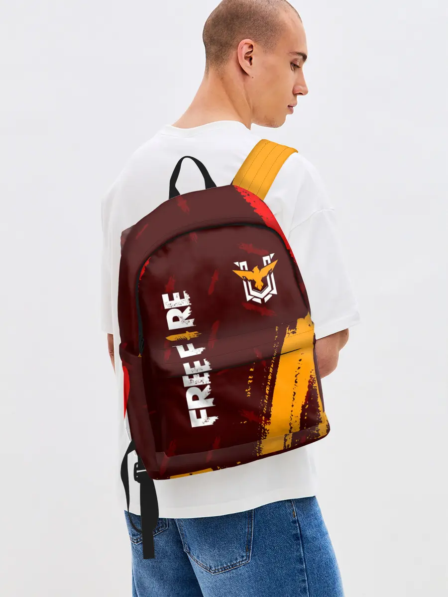 Рюкзак джинсовый / FREE FIRE / ФРИ ФАЕР