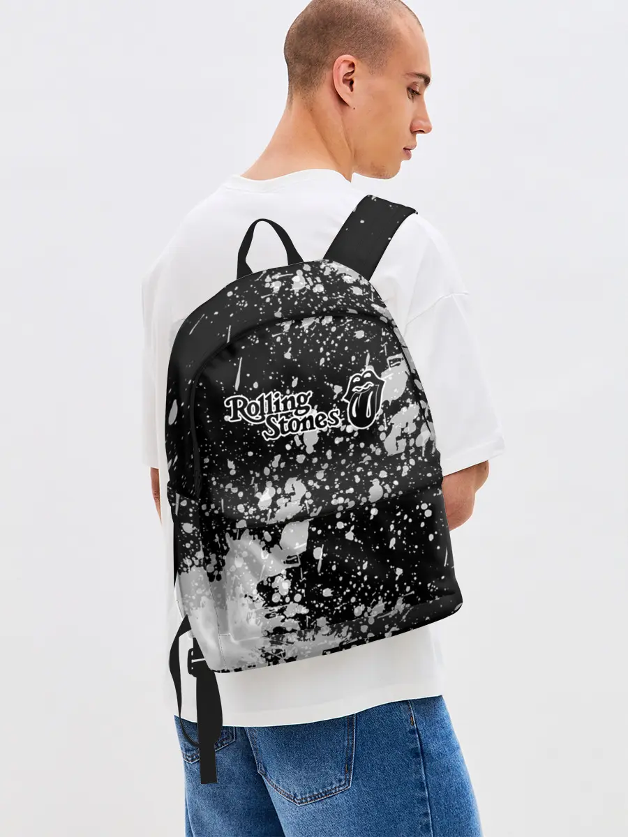 Рюкзак джинсовый / Rolling Stones