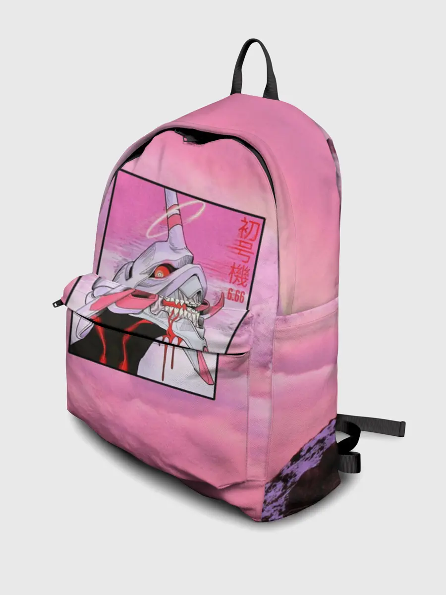 Рюкзак джинсовый / Synthwave EVA Unit 01