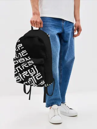 Рюкзак джинсовый / Иероглифы