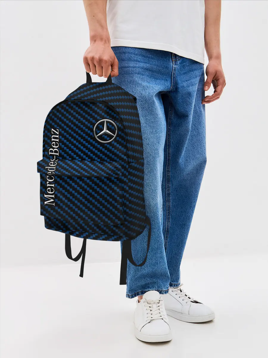 Рюкзак джинсовый / MERCEDES / МЕРСЕДЕС
