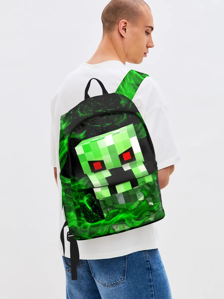 Рюкзак джинсовый / MINECRAFT CREEPER
