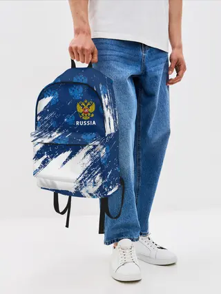Рюкзак джинсовый / RUSSIA / РОССИЯ