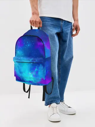 Рюкзак джинсовый / Космос