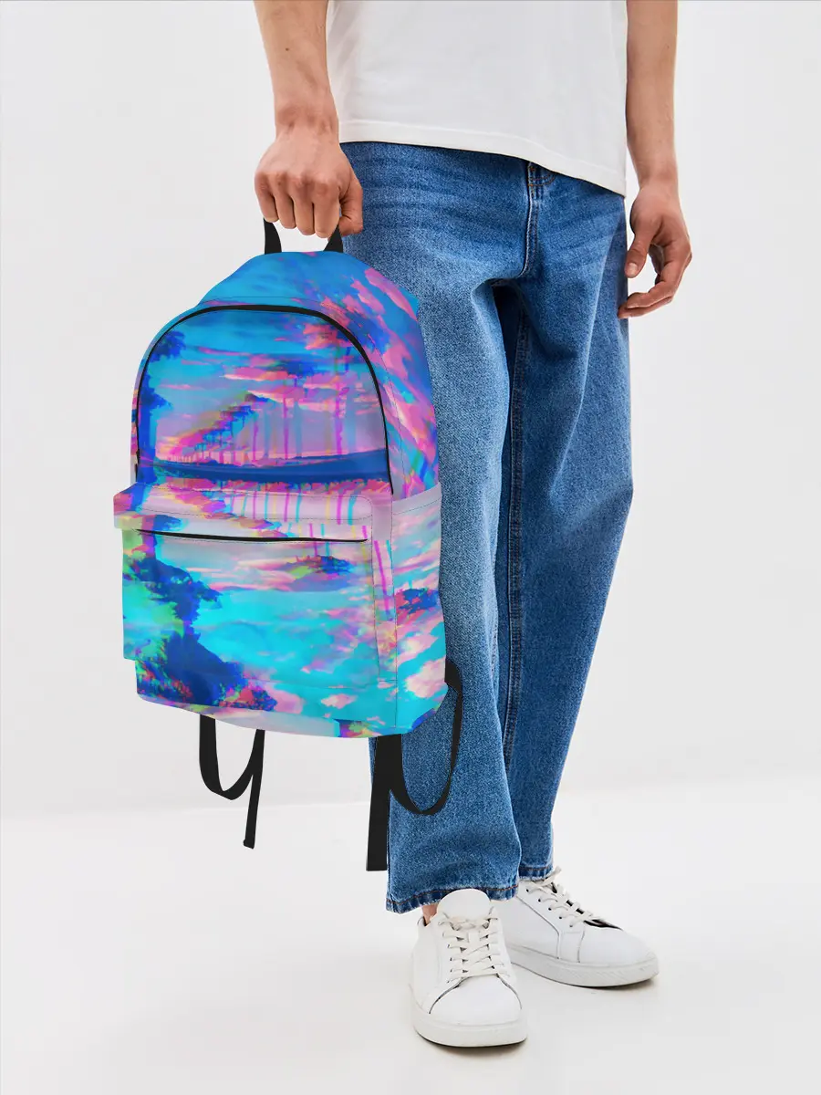 Рюкзак джинсовый / ГАВАЙИ ГЛИТЧ