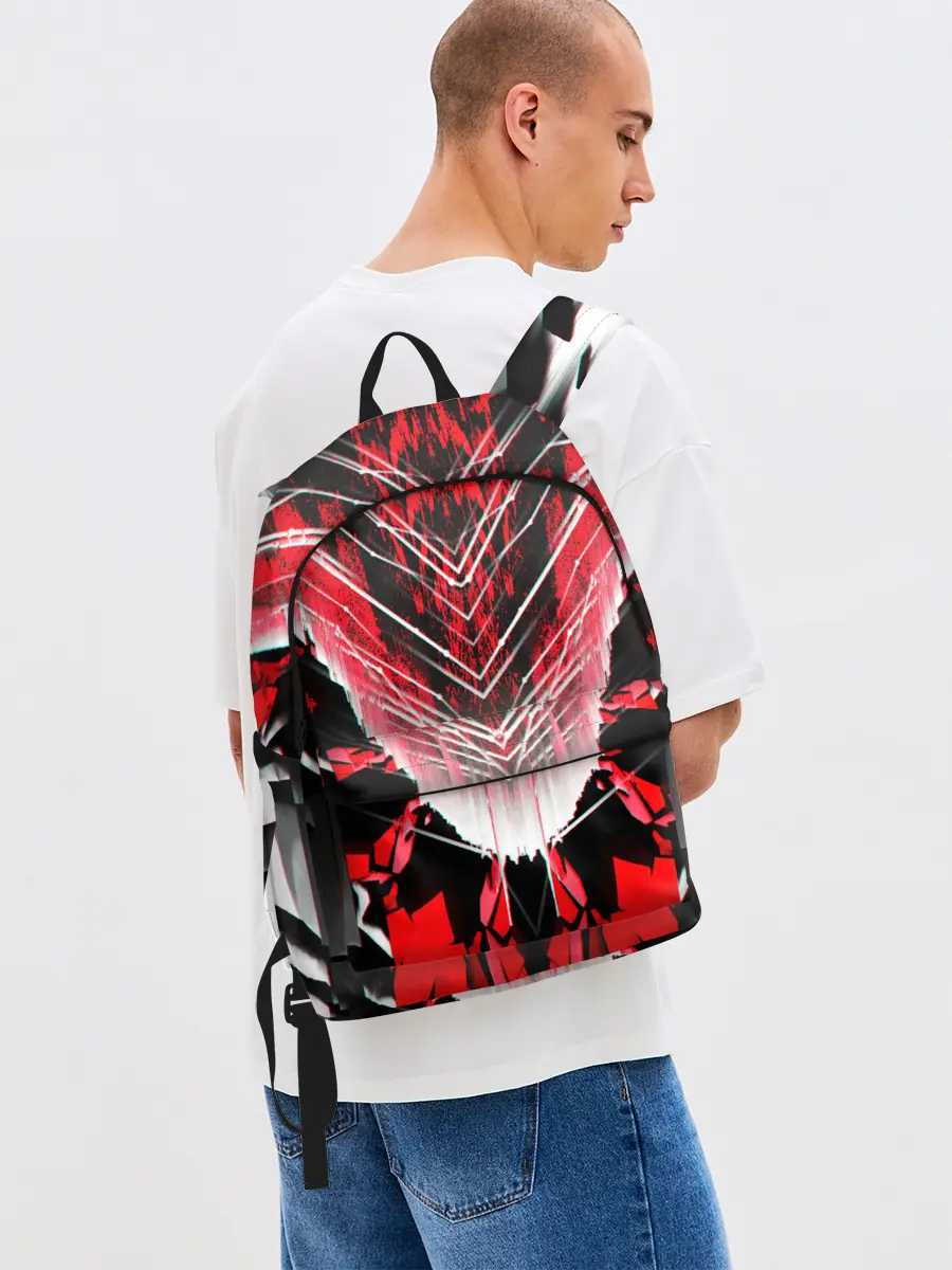 Рюкзак джинсовый / STRIPES GEOMETRY