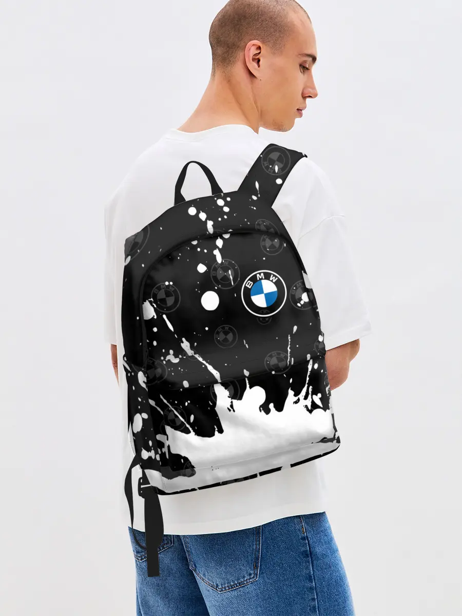 Рюкзак джинсовый / BMW / БМВ