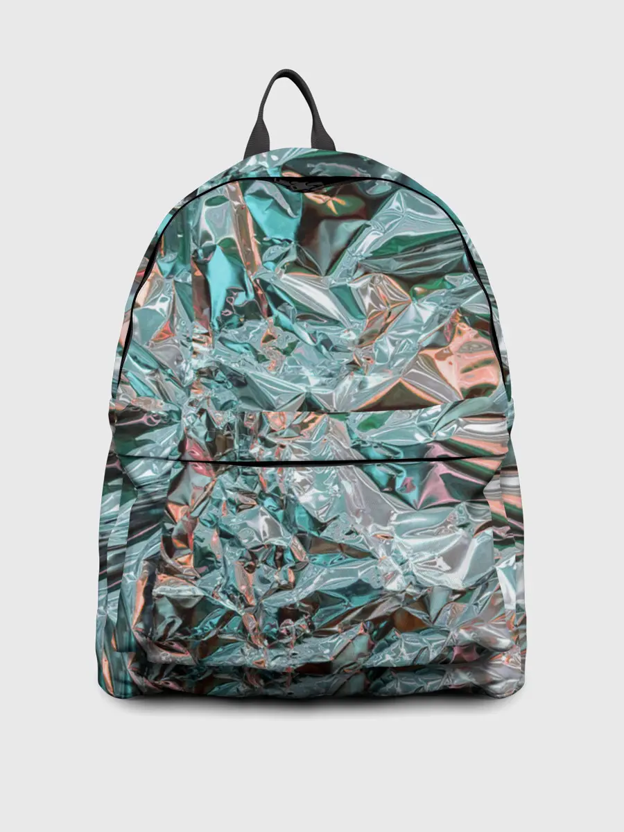 Рюкзак джинсовый / Голографическая фольга