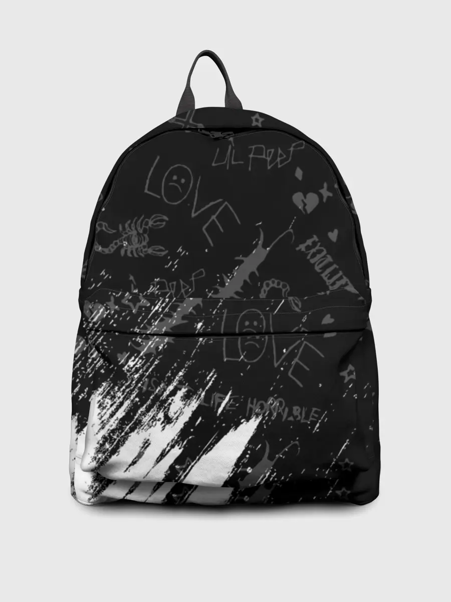 Рюкзак джинсовый / LIL PEEP / ЛИЛ ПИП