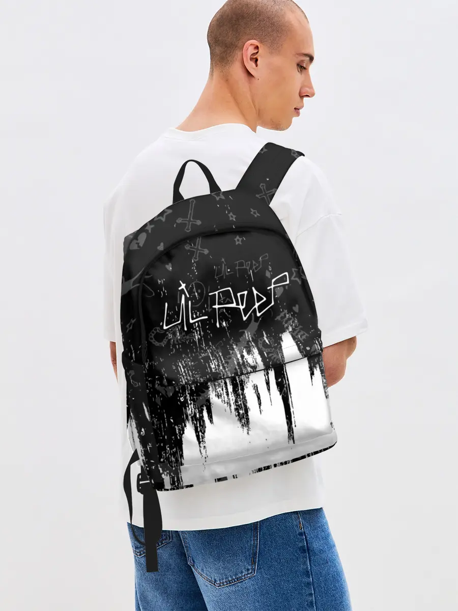 Рюкзак джинсовый / LIL PEEP / ЛИЛ ПИП