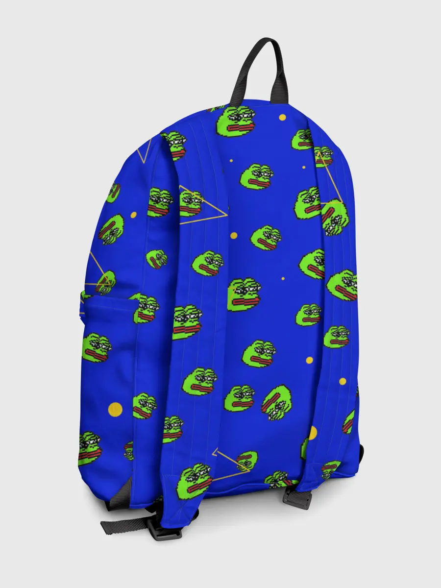 Рюкзак джинсовый / Лягушка Пепе