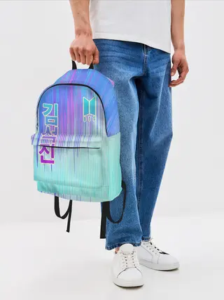 Рюкзак джинсовый / BTS