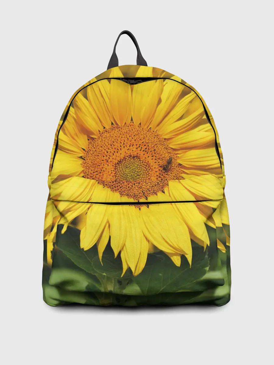Рюкзак джинсовый / Подсолнух