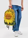 Рюкзак джинсовый / Подсолнух
