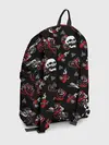 Рюкзак джинсовый / Черепа и розы