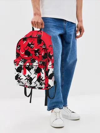 Рюкзак джинсовый / WHAT CAT