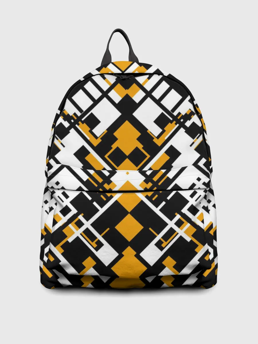 Рюкзак джинсовый / КИБЕРПАНК,ФАНТАСТИКА,ГЕОМЕТРИЯ