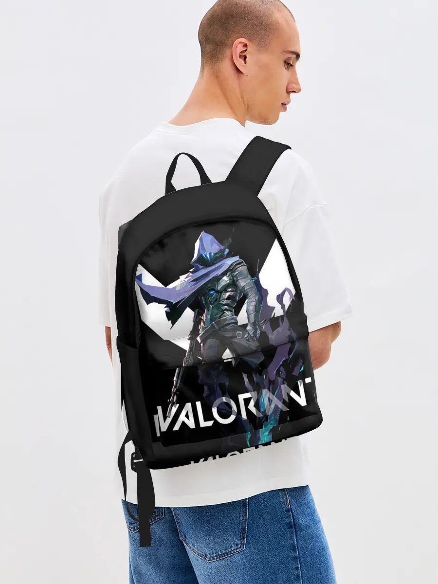 Рюкзак джинсовый / VALORANT OMEN