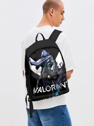 Рюкзак джинсовый / VALORANT OMEN