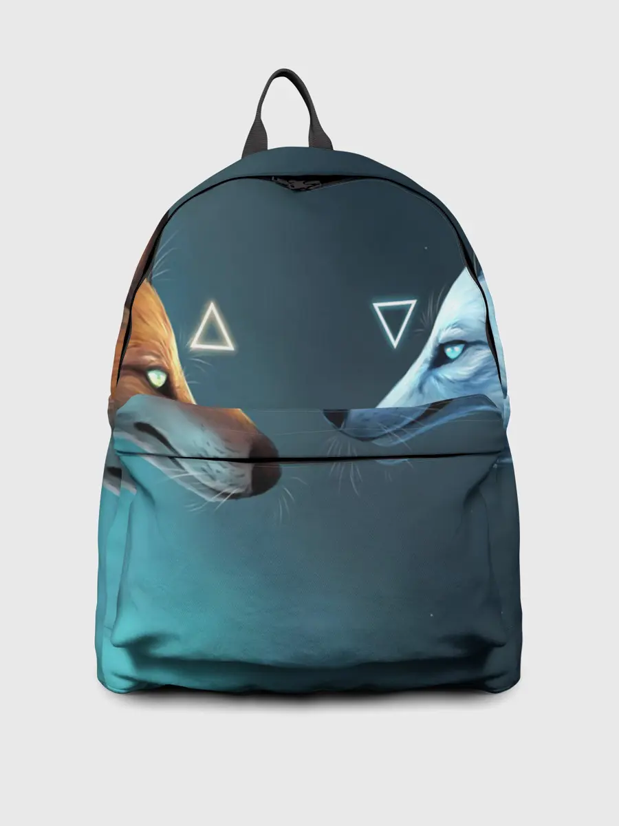 Рюкзак джинсовый / ЛИСА И ВОЛК