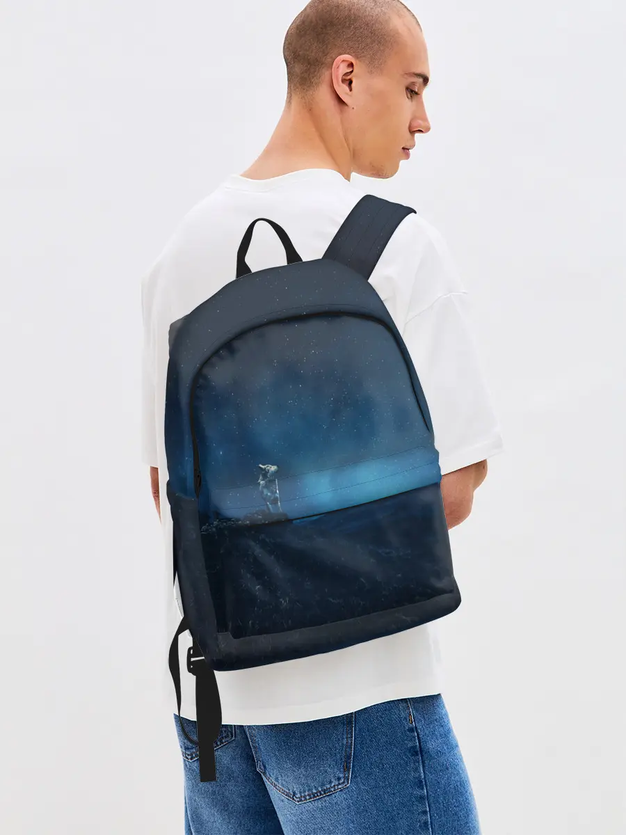 Рюкзак джинсовый / WOLF