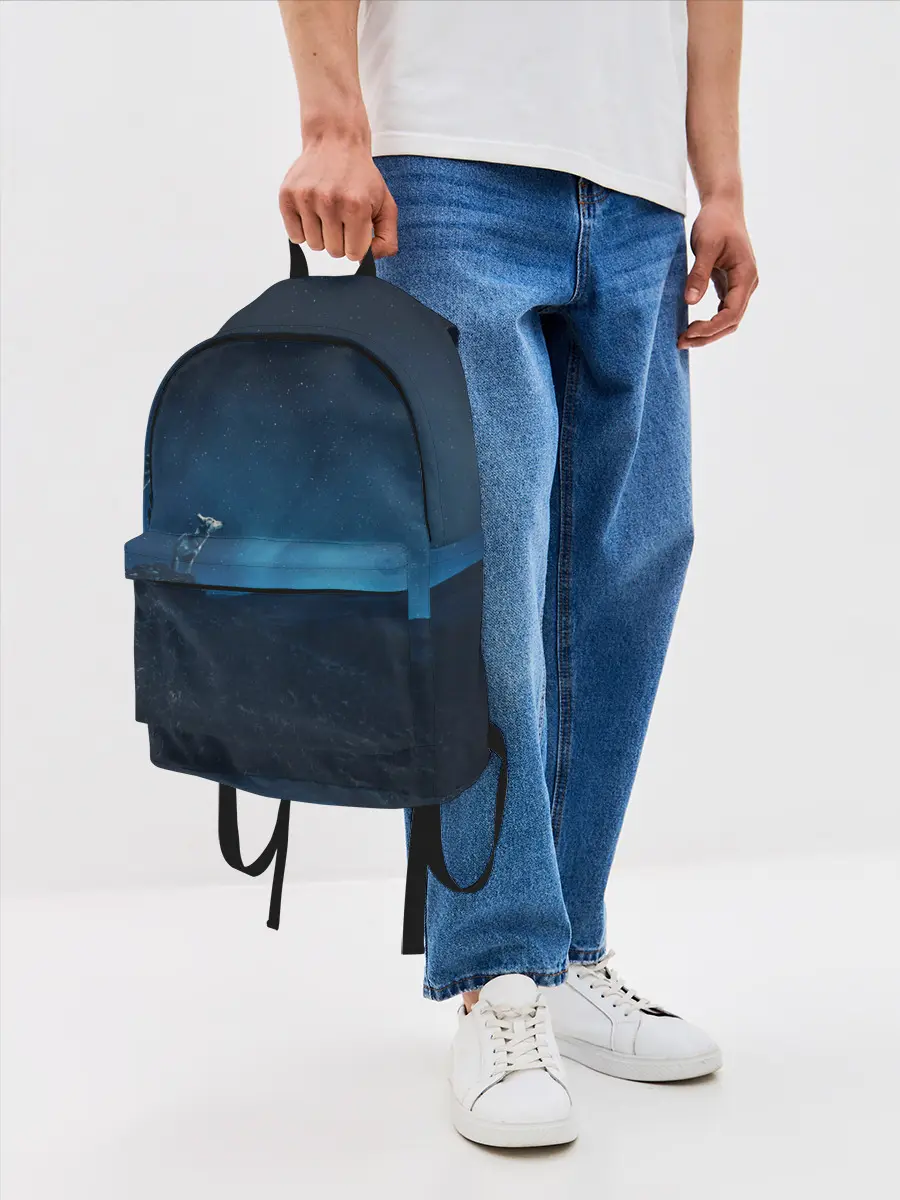 Рюкзак джинсовый / WOLF