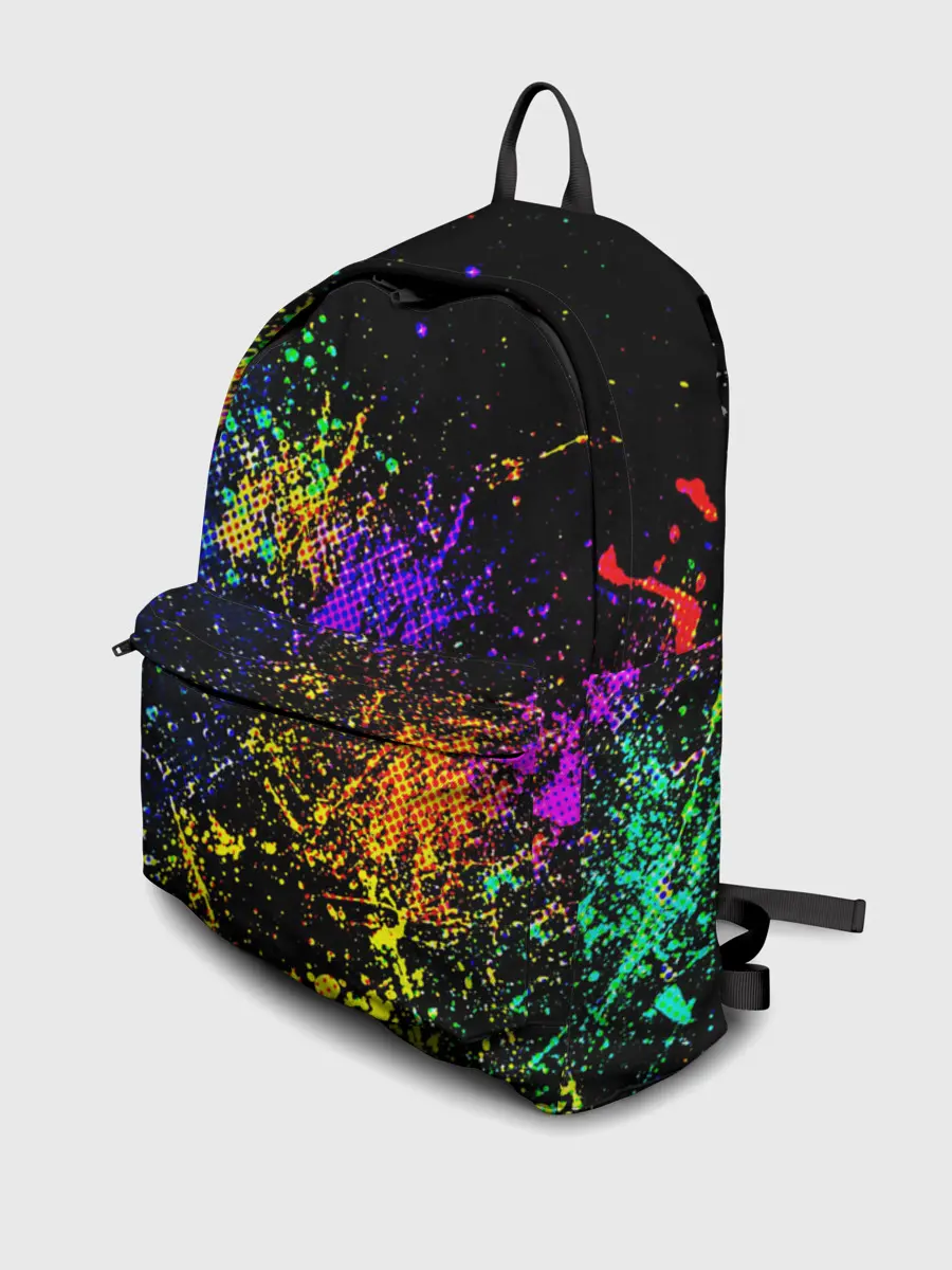 Рюкзак джинсовый / БРЫЗКИ КРАСОК