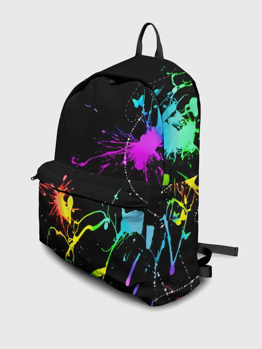 Рюкзак джинсовый / НЕОНОВЫЕ КРАСКИ