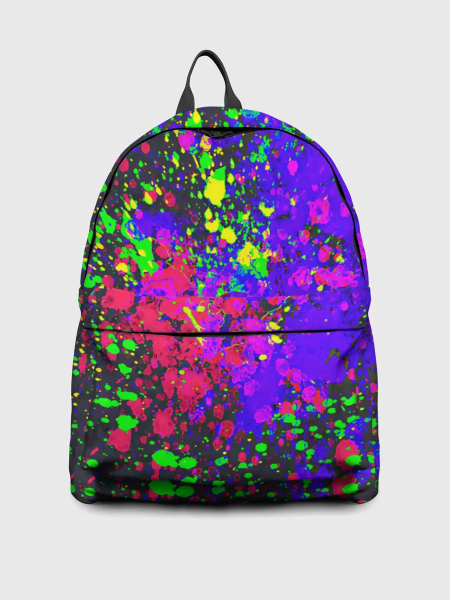 Рюкзак джинсовый / КИСЛОТНЫЕ БРЫЗГИ