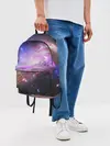 Рюкзак джинсовый / Космическая спираль
