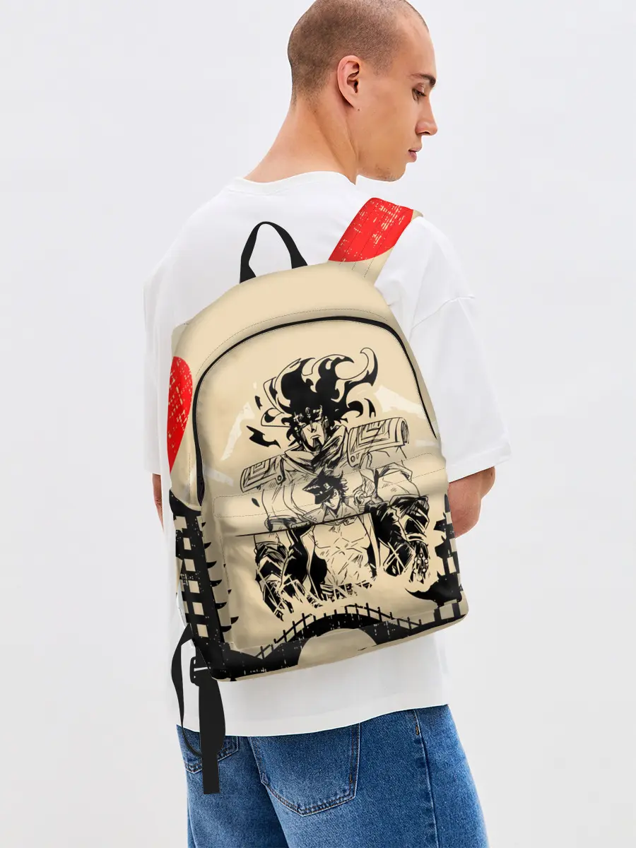 Рюкзак джинсовый / JOJO BIZARRE ADVENTURE | ПРИКЛЮЧЕНИЯ ДЖОДЖО