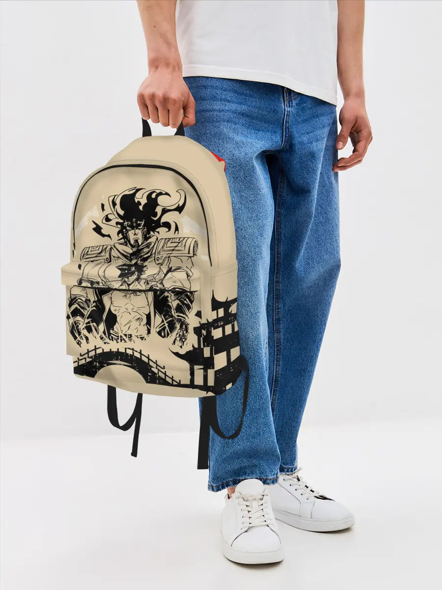 Рюкзак джинсовый / JOJO BIZARRE ADVENTURE | ПРИКЛЮЧЕНИЯ ДЖОДЖО
