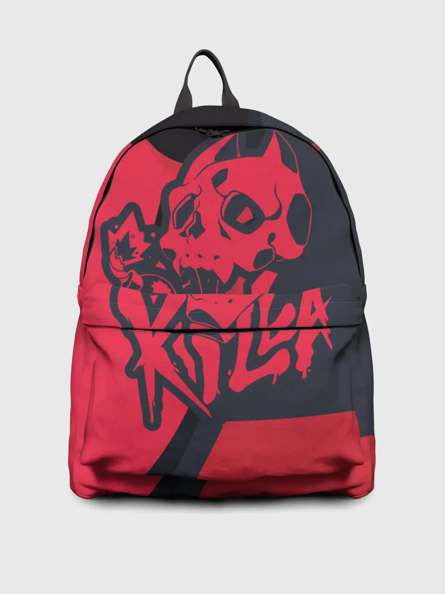 Рюкзак джинсовый / KILLA красная