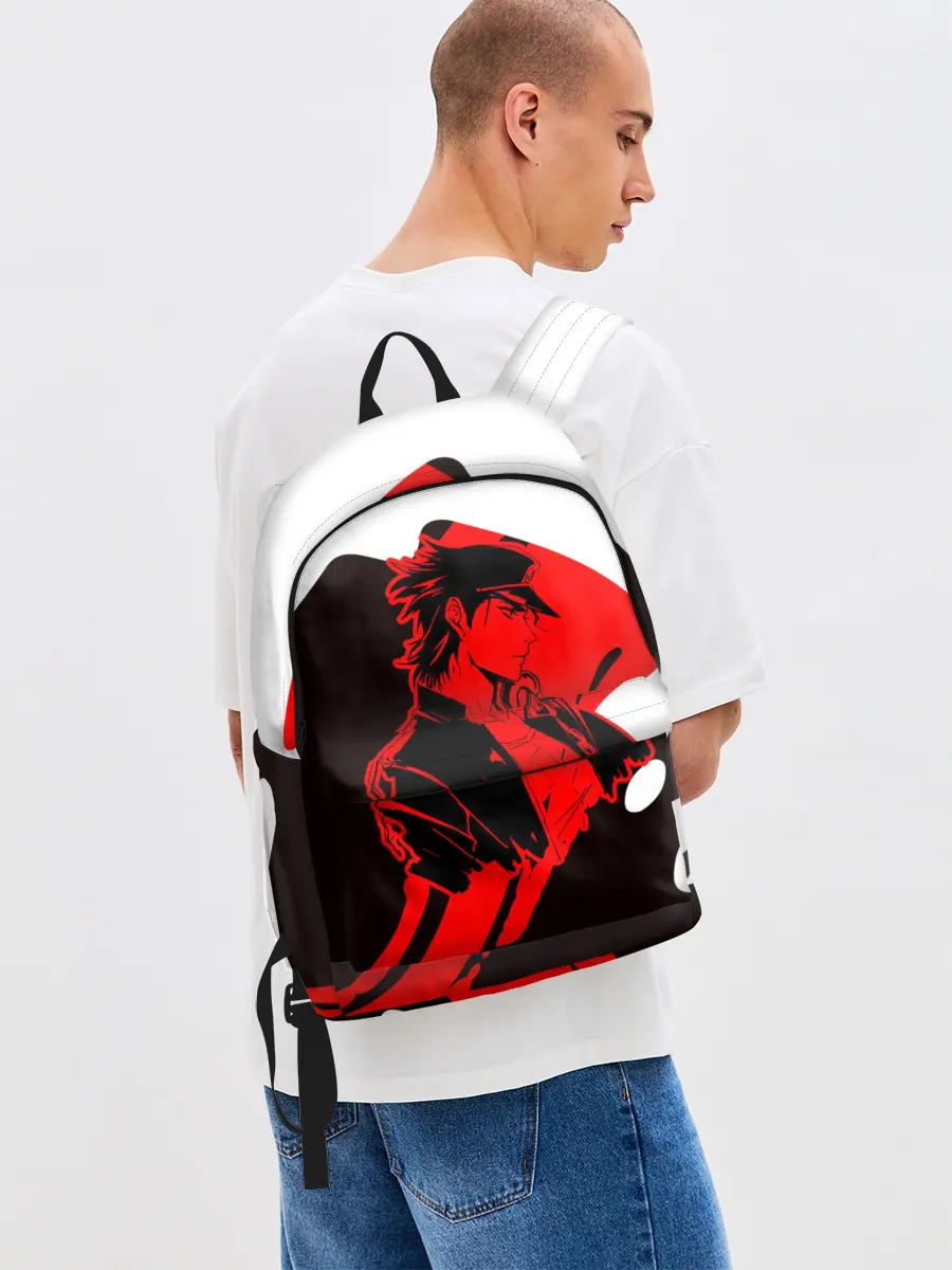 Рюкзак джинсовый / Приключения ДжоДжо