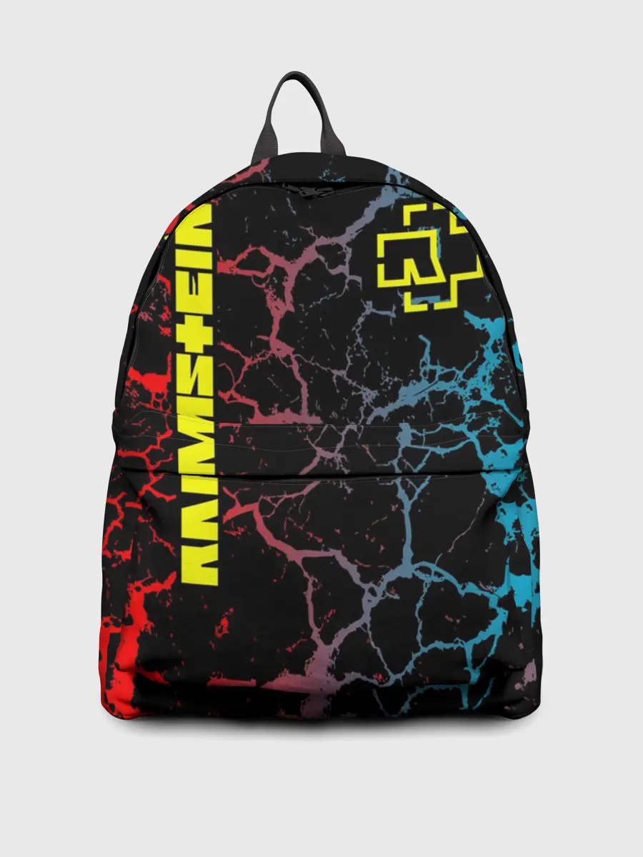 Рюкзак джинсовый / Rammstein трещины