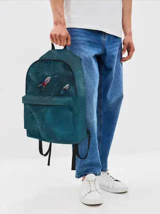 Рюкзак джинсовый / Мир юрского периода 2