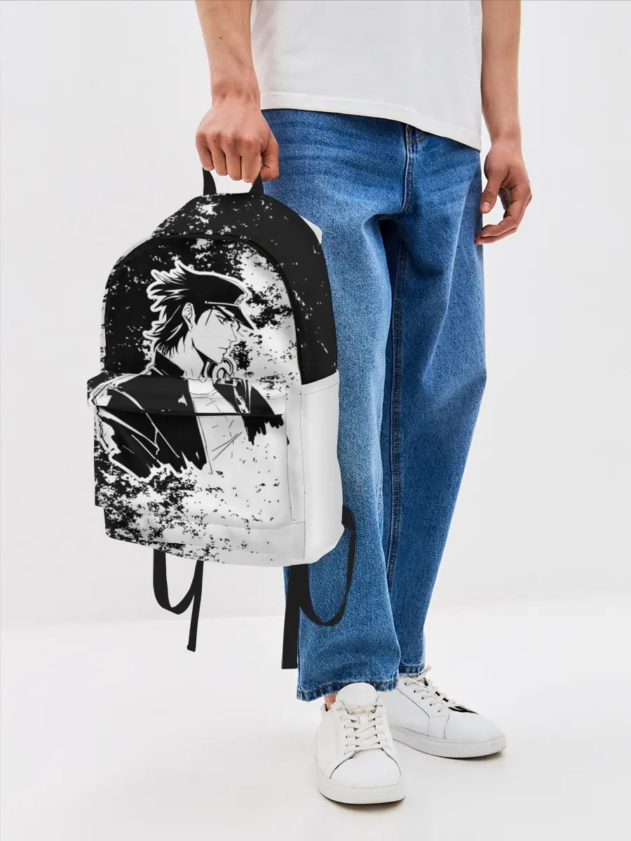 Рюкзак джинсовый / Приключения ДжоДжо