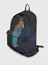 Рюкзак джинсовый / galaxy BoJack