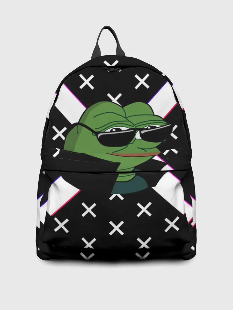 Рюкзак джинсовый / Pepe в очках EZ